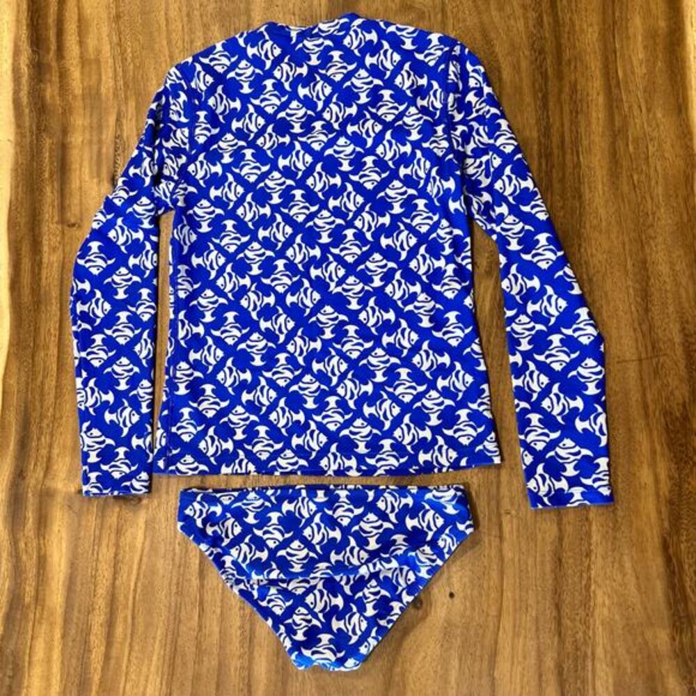Crewcuts - Rash Guard Swim Set - Fish Pattern - Size‎ 10 - Picture 2 of 4